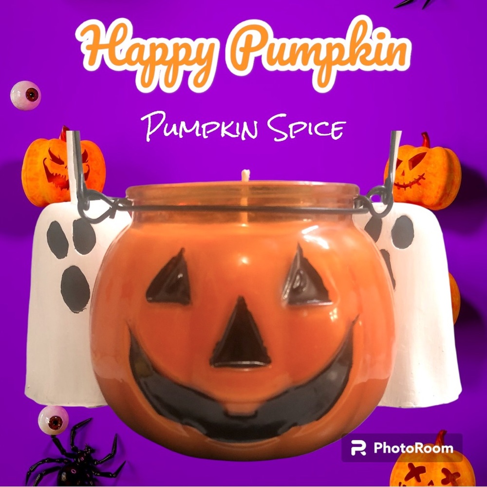 Handmade PS Happy Pumpkin Candle
